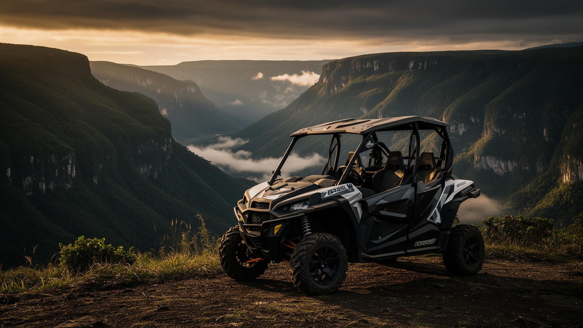 UTV em mirante da Serra Catarinense em Urubici